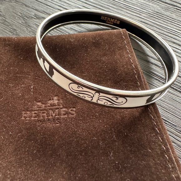 Hermes Jewelry Hermes Horse Bit Enamel Bracelet Poshmark